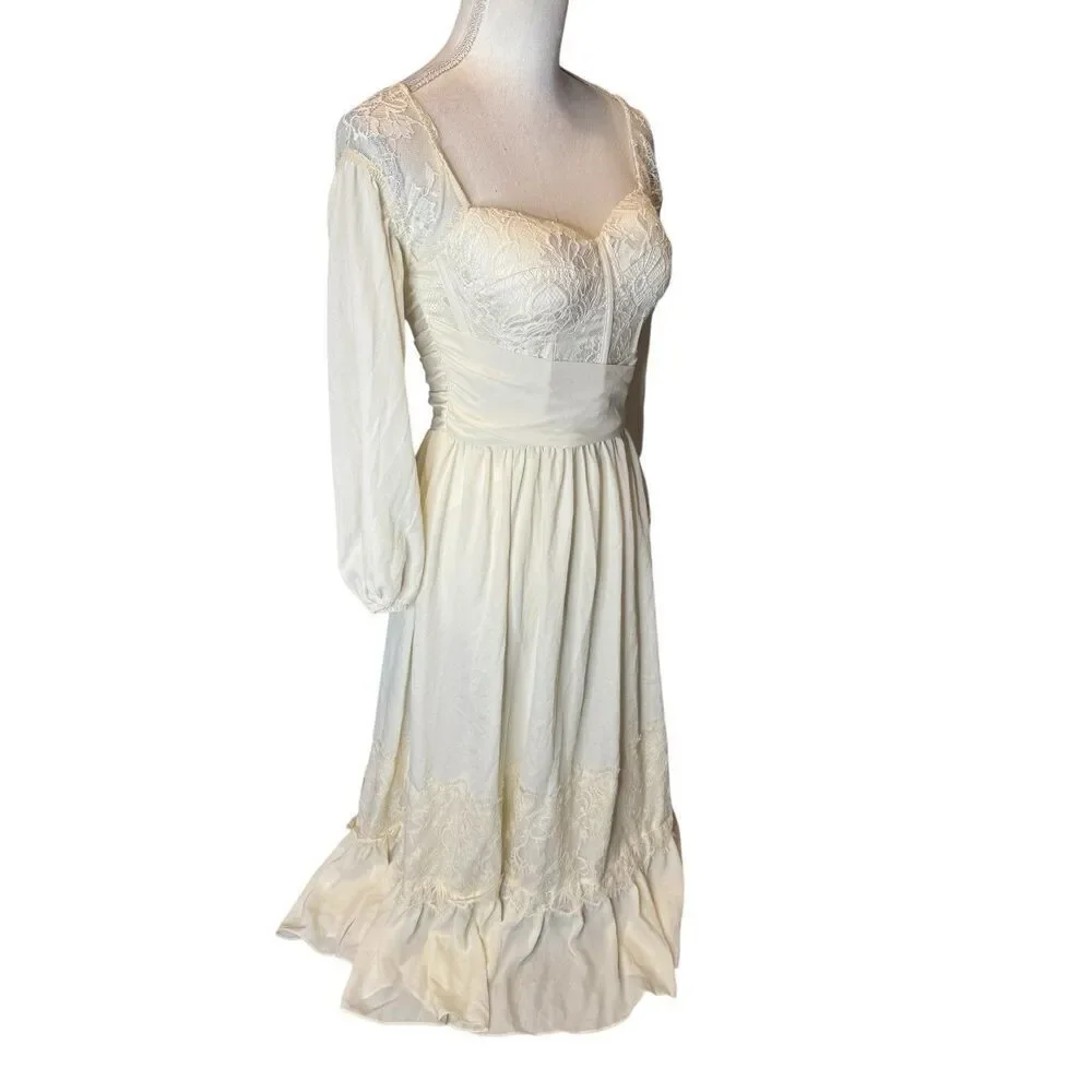 Motf White cottagecore milk maid lace White Y2K NWT Fairy Dress Stunning! Trend!
